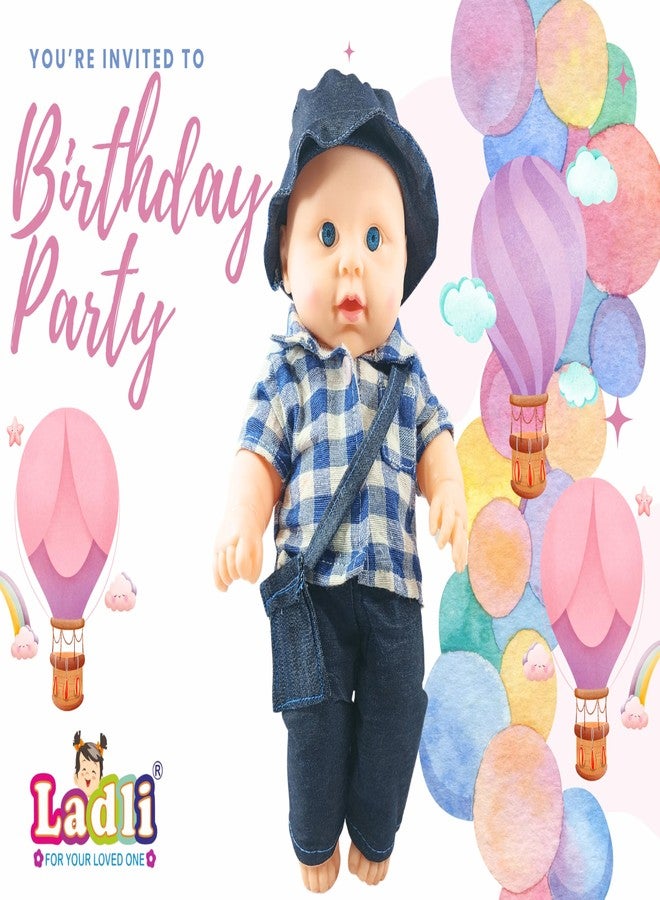 Ladli Beautiful Smiling Doll Toy for Unisex Doll with Golu Baba Dress Gift for Toddler (Multicolor) - Image 4